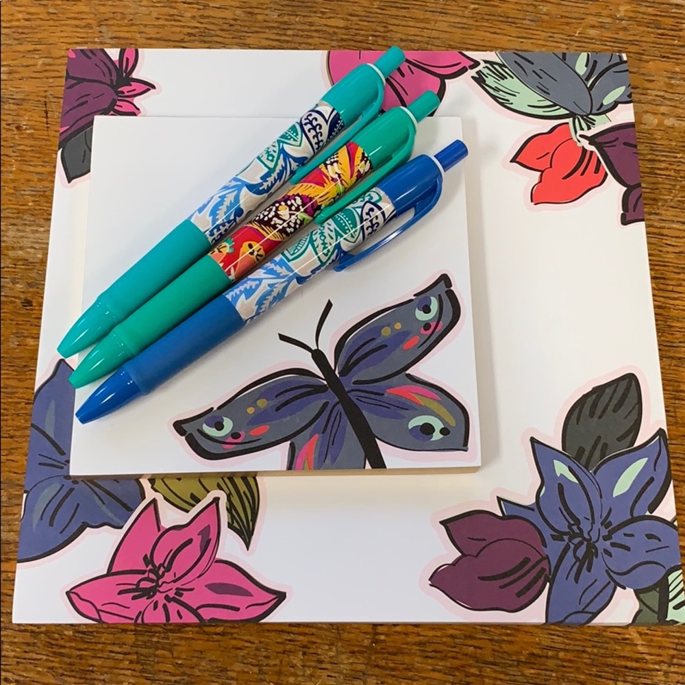 Vera Bradley Stationary Set